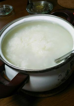 生米から作るおかゆ-レシピのメイン写真