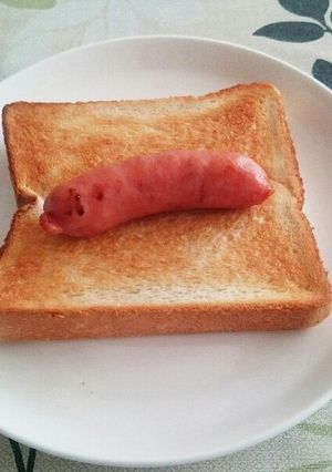 簡単美味！私のズボラなウインナートースト-レシピのメイン写真