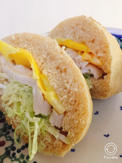 ♡鶏むねハムのピタパンサンド♡-レシピのメイン写真