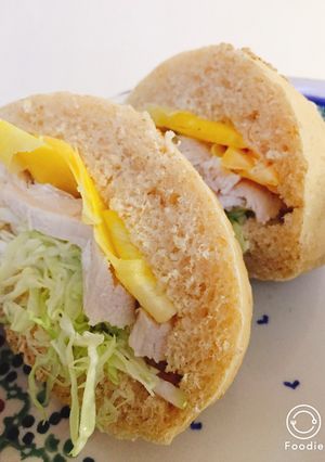 ♡鶏むねハムのピタパンサンド♡-レシピのメイン写真