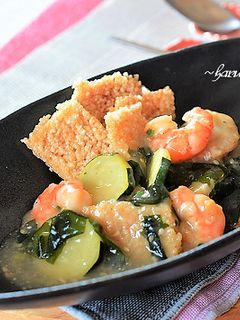 焙煎ごまスープでおこげのあんかけ♪-レシピのメイン写真