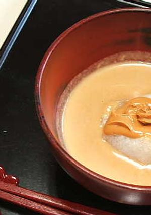 小豆に飽きたら変わりピーナツぜんざい♪-レシピのメイン写真