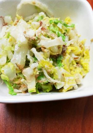 レンジのみ‼癖になる鰹節の白菜サラダ♪-レシピのメイン写真