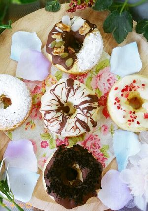 しっとり絶品♥ケーキのような焼きドーナツ-レシピのメイン写真