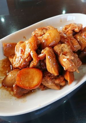 エリンギと鶏もも肉の照り煮-レシピのメイン写真