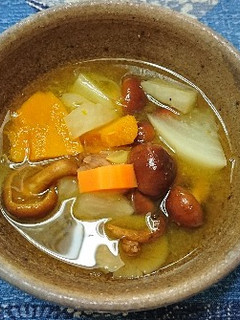 あたただしで朝採れキノコの味噌汁-レシピのメイン写真
