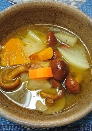 あたただしで朝採れキノコの味噌汁-レシピのメイン写真