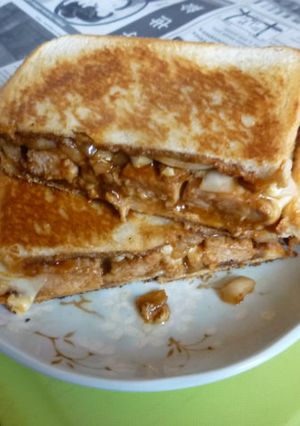 厚切り豚ロースのホットサンド-レシピのメイン写真