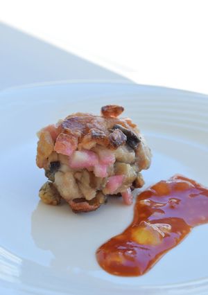 鶏肉の亀甲バーグ-レシピのメイン写真