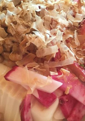 納豆と赤かぶのさっぱり湯豆腐-レシピのメイン写真