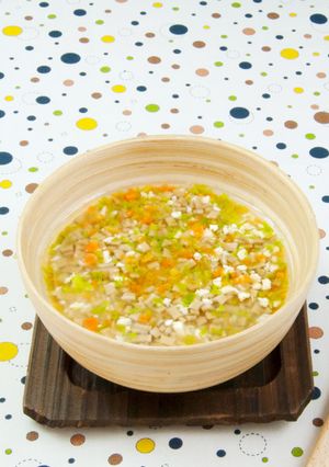 鶏ささみのスープうどん（離乳食中期）-レシピのメイン写真