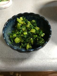 大根の葉の手作りゆずぽん和え-レシピのメイン写真