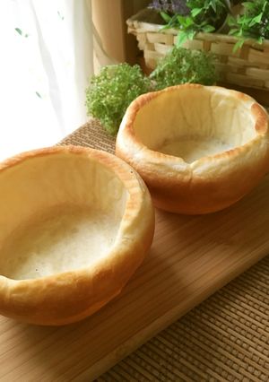 食べられる器♡パンで作るスープカップ♡-レシピのメイン写真