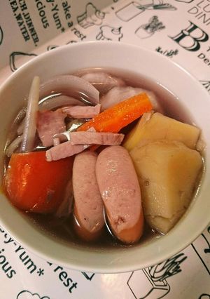 コンソメのみ！冷えた体にあったかポトフ❤-レシピのメイン写真