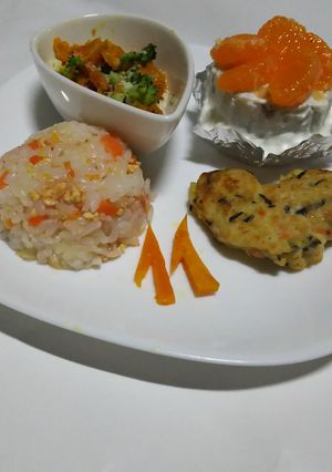 離乳食中期後期お祝いプレート-レシピのメイン写真