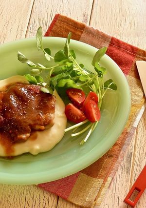 アップルソースでコク旨照り焼きチキン-レシピのメイン写真