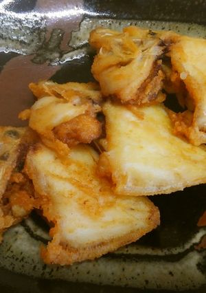 マルハゲ（カワハギ）のから揚げ-レシピのメイン写真