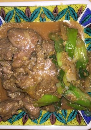 ラム肉の和風いために-レシピのメイン写真
