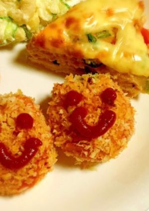揚げずにサクッ！簡単ライスコロッケ♪-レシピのメイン写真