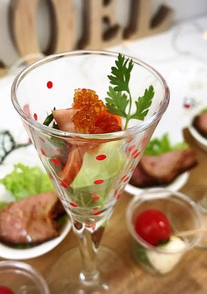 アボカドとサーモンの前菜-レシピのメイン写真