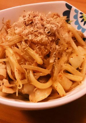簡単☆豚ばらキムチうどん！！-レシピのメイン写真