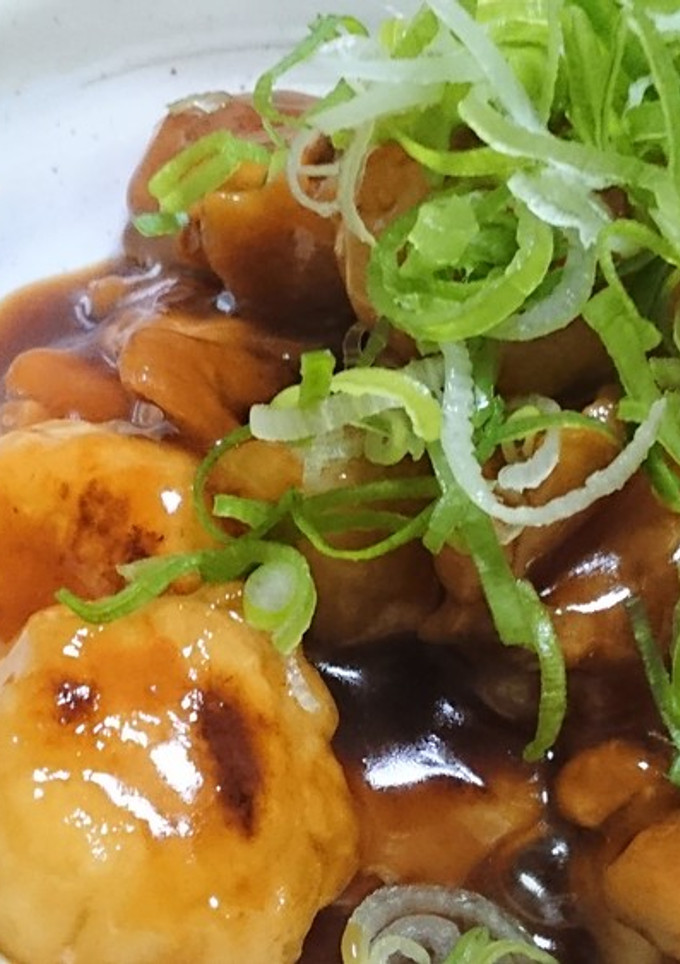 揚げ出し風里芋と鶏もも煮-レシピのメイン写真