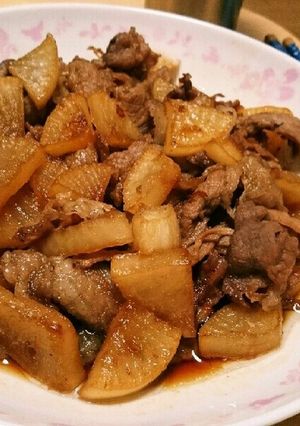 豚肉と大根の炒め煮-レシピのメイン写真