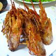 赤海老の頭のから揚げ:レオン亭