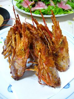 赤海老の頭のから揚げ:レオン亭-レシピのメイン写真