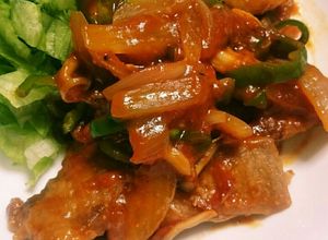 柔らか～い!豚カツ肉でポークケチャップ☆-レシピのメイン写真