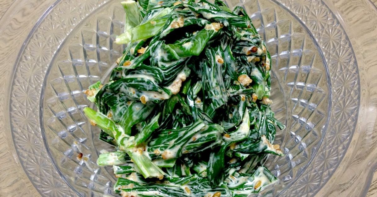 大量のニラが手に入ったら！ニラマヨ☆ by maki_n 【クックパッド