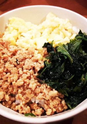 簡単美味しい３色丼-レシピのメイン写真
