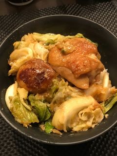 鶏肉とキャベツのスタミナ丼!-レシピのメイン写真