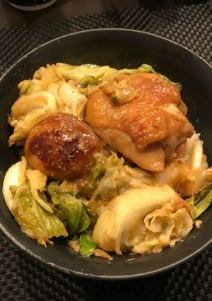 鶏肉とキャベツのスタミナ丼！-レシピのメイン写真