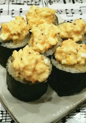 簡単美味♡あーこ姐のたまごサラダ巻き♡-レシピのメイン写真
