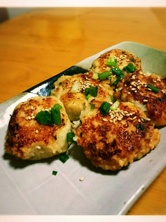 もっちり里芋れんこん餅-レシピのメイン写真