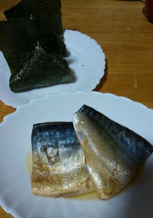 鯖の醤油煮&おにぎり-レシピのメイン写真