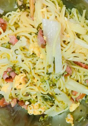 激ウマ 簡単高菜パスタサラダ！-レシピのメイン写真