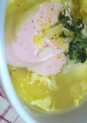 ✿おさかなソーセージで洋風雑炊✿-レシピのメイン写真