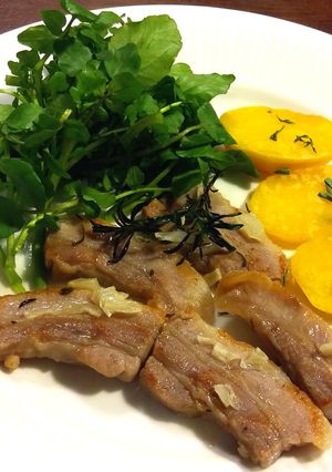 塩豚を焼いただけ セボリー風味-レシピのメイン写真