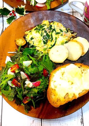 ワンプレート 朝ごはん-レシピのメイン写真