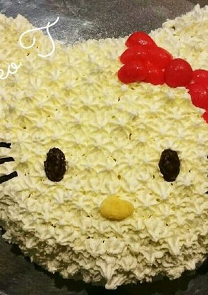 ♥キティちゃんのバースデー⭐デコケーキ♥-レシピのメイン写真