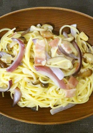 余り物で簡単☆きのこクリームパスタ-レシピのメイン写真