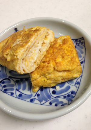お弁当に★とろーりチーズ卵焼き-レシピのメイン写真