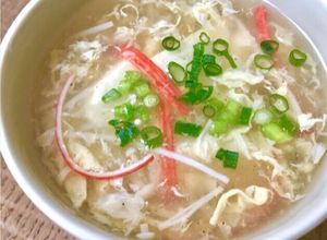 ☆豆腐とカニカマとえのきのスープ☆-レシピのメイン写真