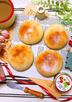 捏ねない生地で♡もっちり米粉パン♡-レシピのメイン写真