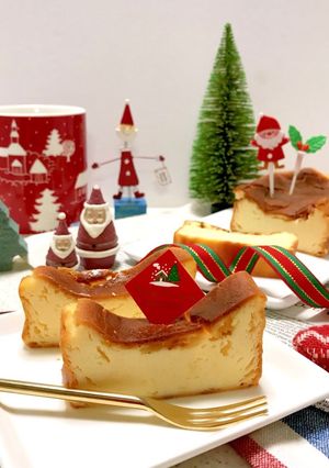 パウンド型で♡ベイクドチーズケーキ♪-レシピのメイン写真