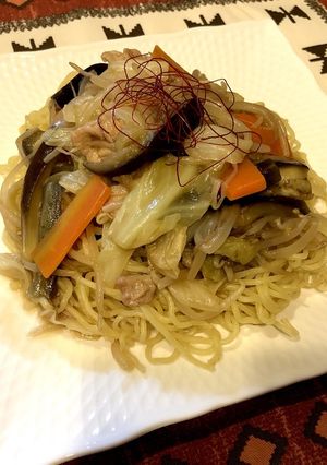 野菜盛りあんかけ焼そば-レシピのメイン写真