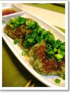 はんぺんと青海苔のおやき風-レシピのメイン写真