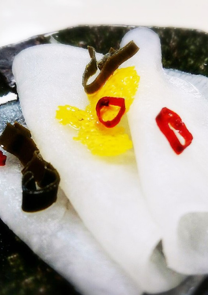 その日に食べられる【大根で千枚漬け】-レシピのメイン写真